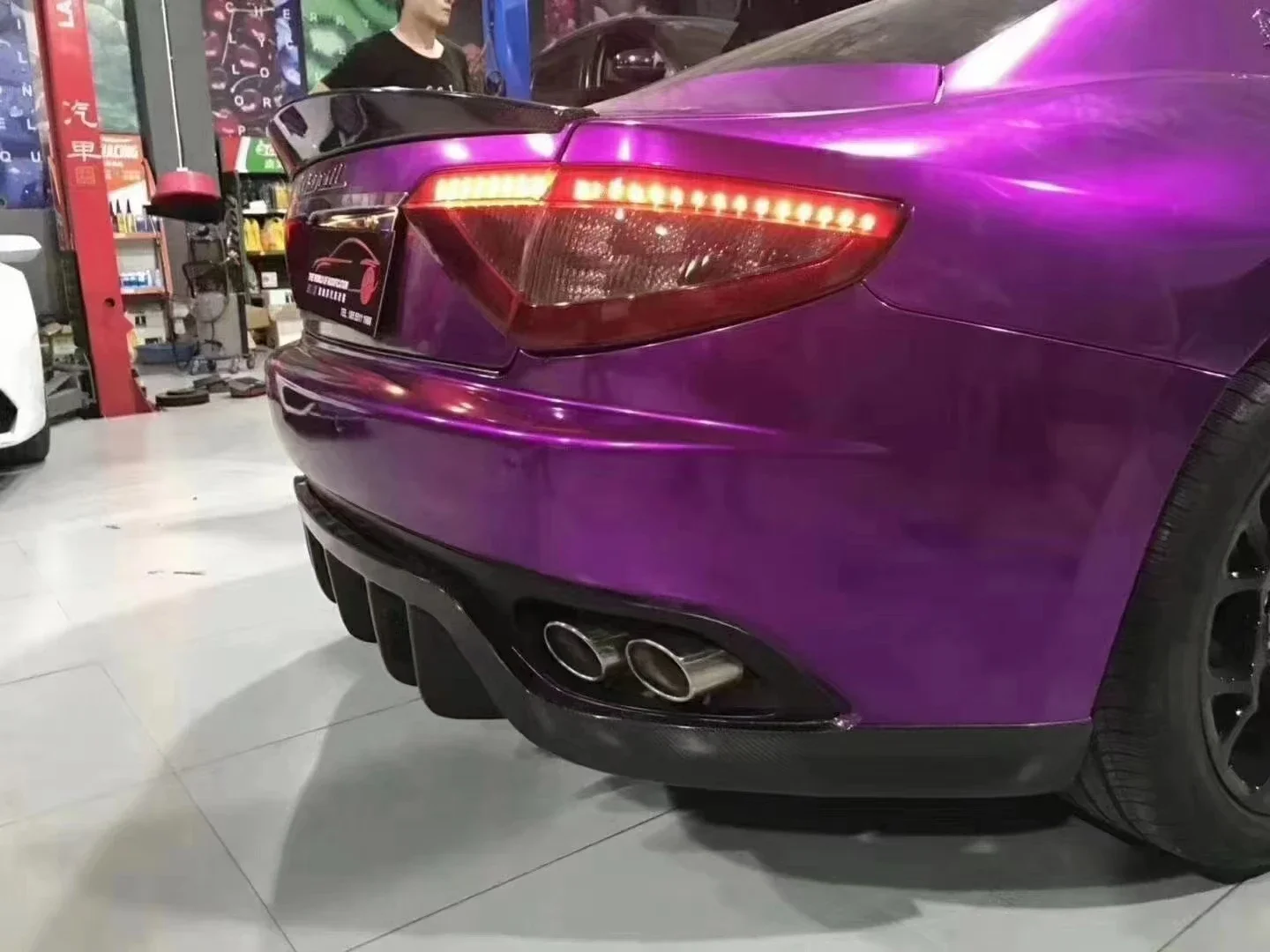 Для Maserati Gt Upgrade Dmc Style комплект из углеродного волокна для корпуса задний диффузор