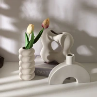 creative ceramic character vase flower arrangement ceramic vase living room creative porch tv cabinet decorative art ornaments