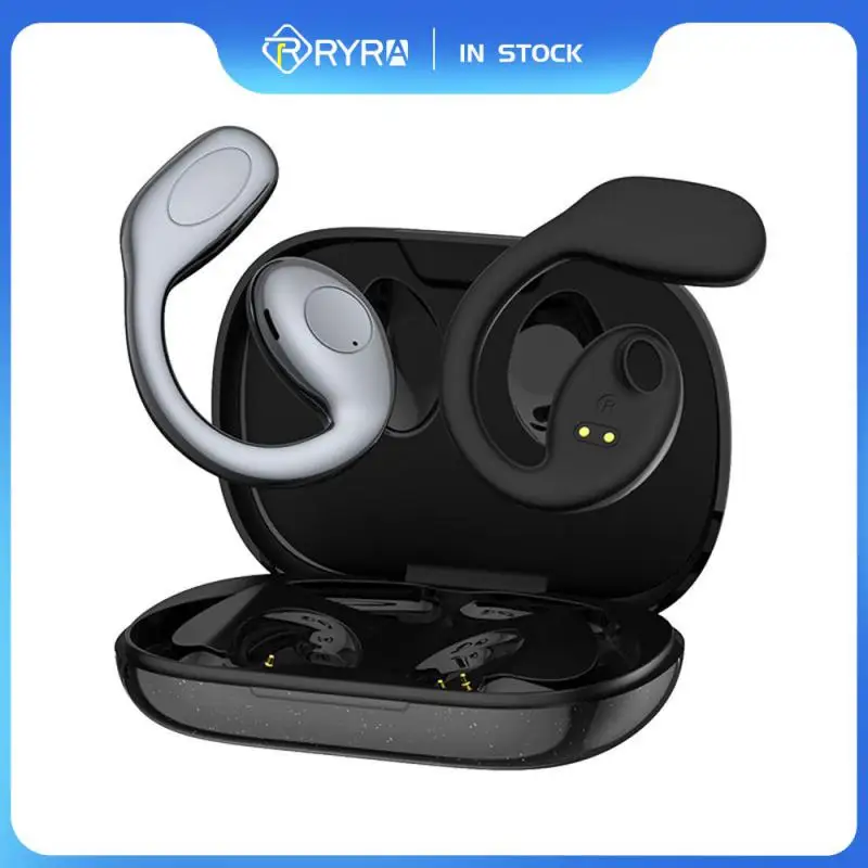 

Беспроводные наушники RYRA с Bluetooth 5,3, Hi-Fi стерео наушники-вкладыши, наушники с микрофоном, эргономичная гарнитура с цифровым дисплеем для игр