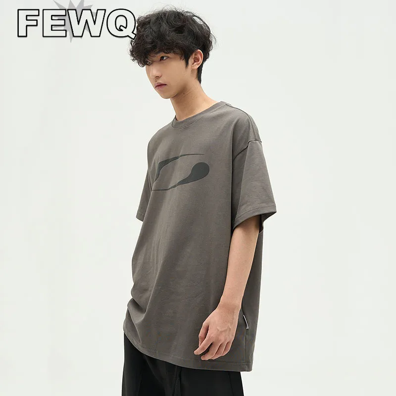 

Мужская футболка с коротким рукавом и круглым вырезом, с принтом