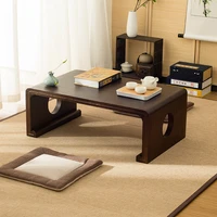 minimalist small coffee table vintage chinese creative low coffee table wood rectangle balcony mueble salon lounge furniture