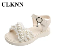 pearl childrens trend sandals 2022 summer baby new fashion explosive fairy princess shoes little girls soft sole beach shoes
