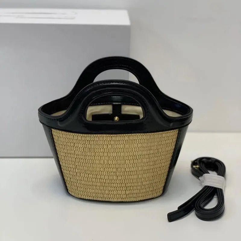 

Luxury Designer Handbag for Women 2022 Designer Luxury Summer Tote Bags for Women Straw Beach Bag Basket Shoulder Tote Handbags