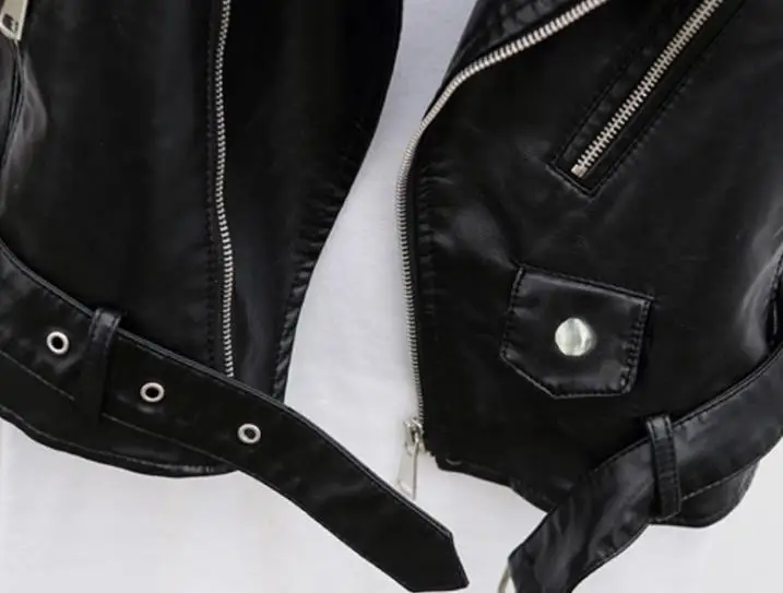 2023 Spring Faux Leather Short Casual Pu Jacket Coat Women Winter New Pockets Zipper Shrug Sleeveless Jackets Coats Woman Vest