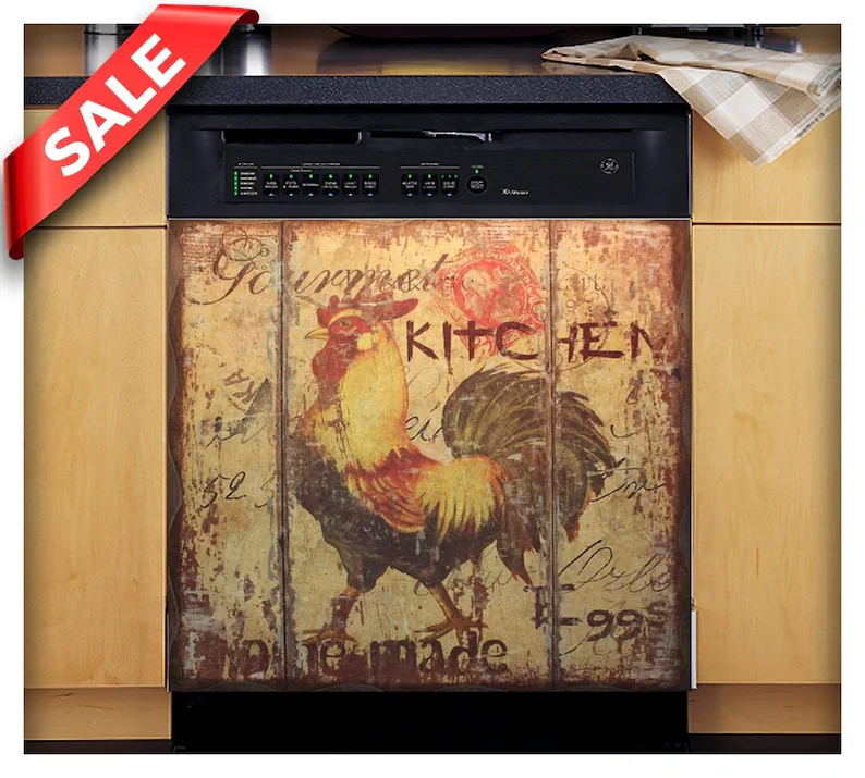 

Chicken, Kitchen decor Home Decoration, Home Decor, decor sticker, Dishwasher Cover, Kitchen Decor Dishwasher Magnet Cover, Mom