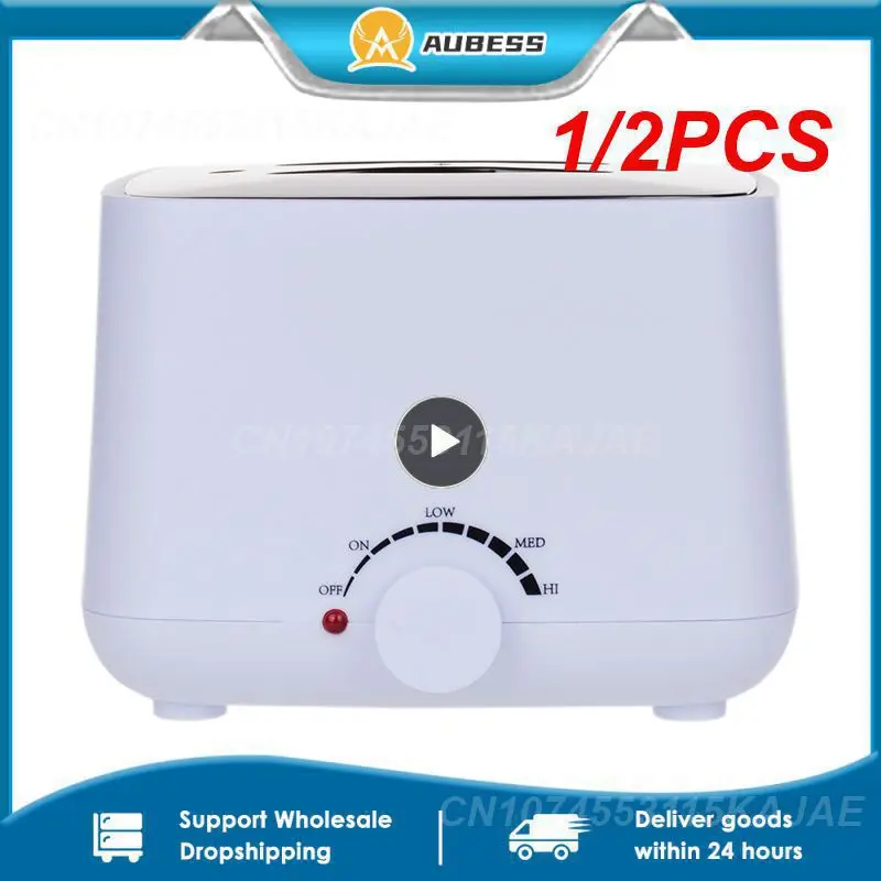 

1/2PCS Wax Heater Warmer Hair Removal Machine Wax-melt Waxing Kits With Wax Beans Wood Stickers For Hand Foot Body Hair Epilator