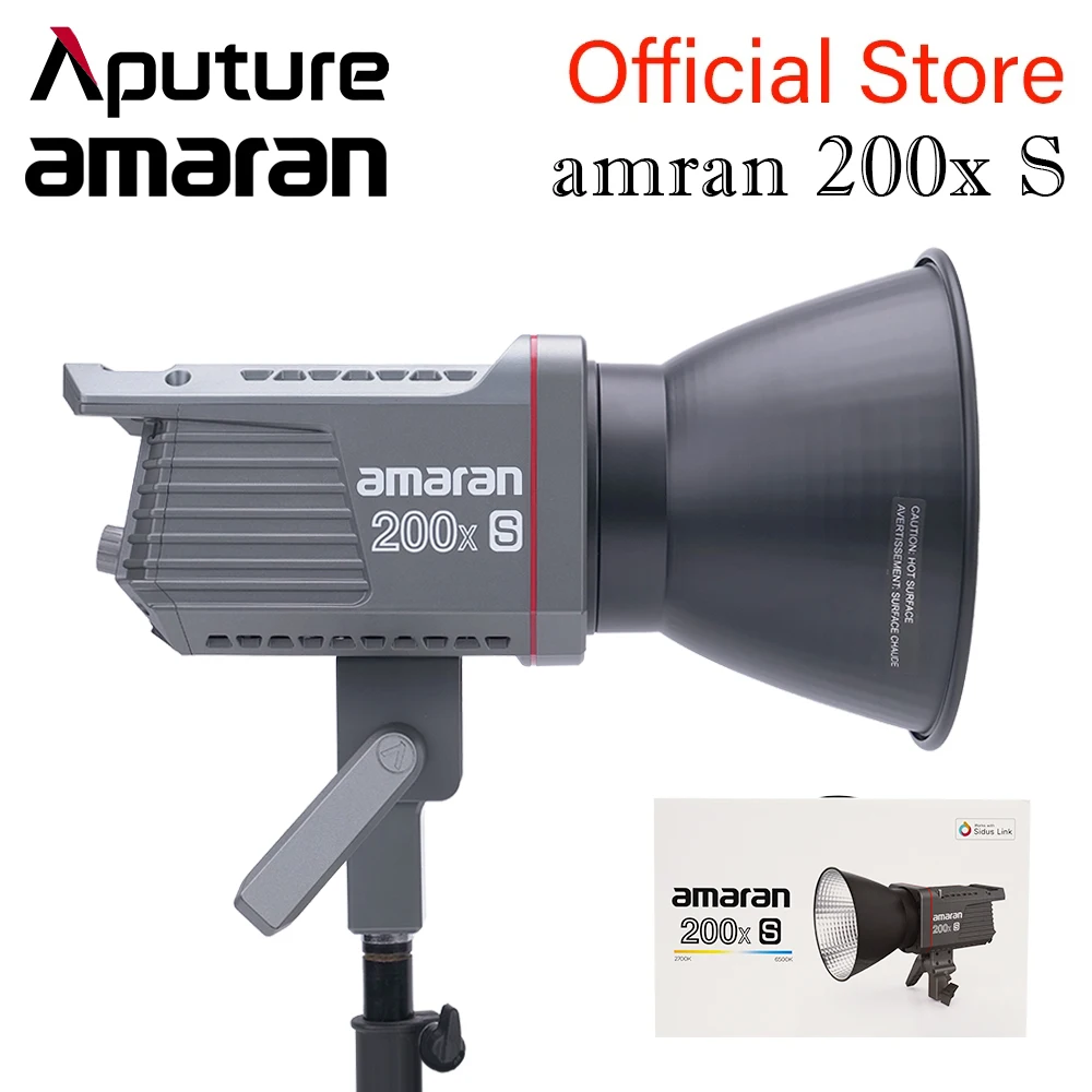 

Aputure Amaran 200X S Series 200W Bi-Color LED Video Light 2700-6500K Bluetooth App Control 9 Lighting Effects Ultra Silent Fan