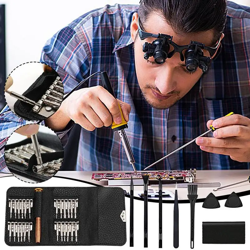 Набор отверток для электроники 25 в 1 набор инструментов ремонта очков