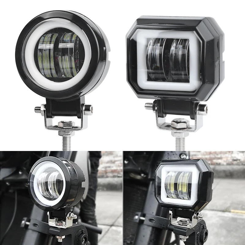 

3-дюймосветильник светодиодный рабочий свет, круглый и Квадратный свет со светодиодсветодиодный ангельскими глазками, противотуманные фар...