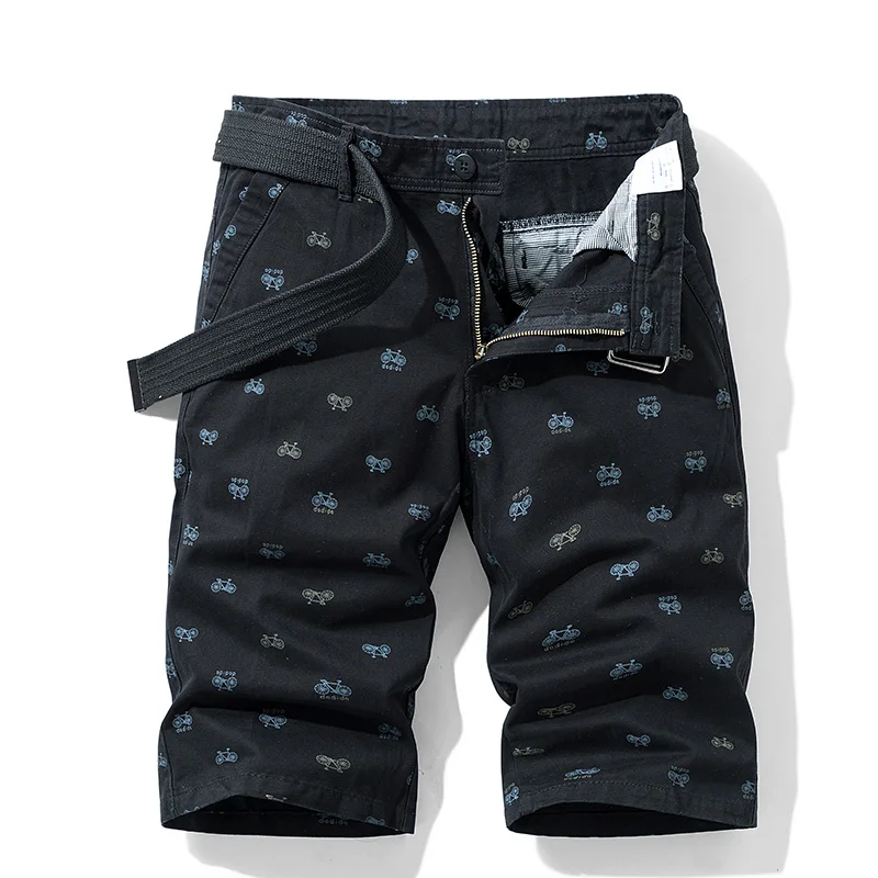 

Spring Men Cotton Solid Men Shorts Clothing Summer Casual Breeches Bermuda Fashion Jeans for Beach Pants Men Cargo Shorts