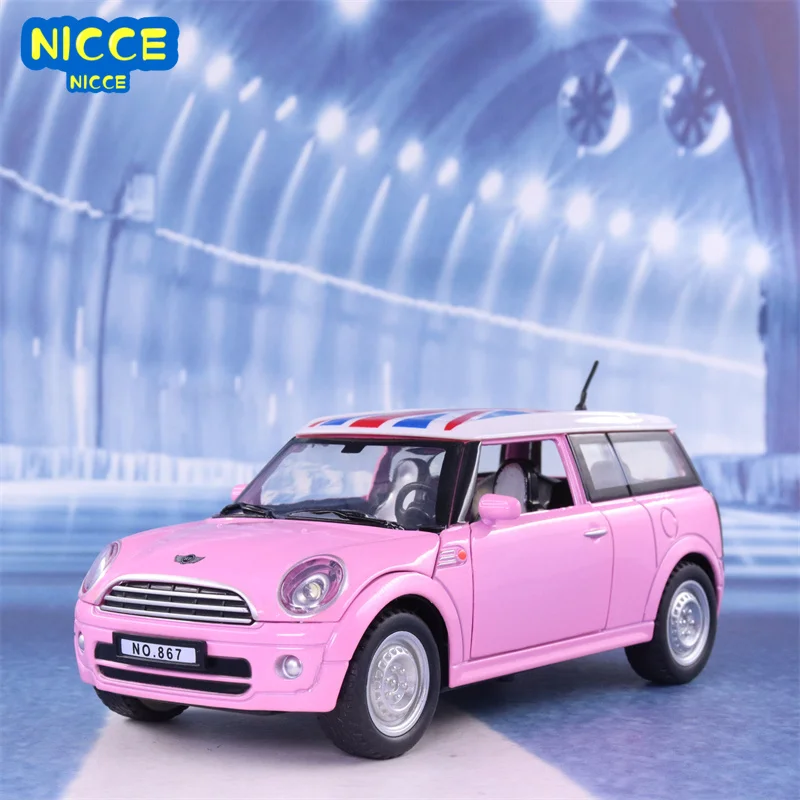 

Nicce 1:32 BMW MINI COOPER S литые модели автомобилей из сплава игрушки подарки со звуком светильник для детей E117