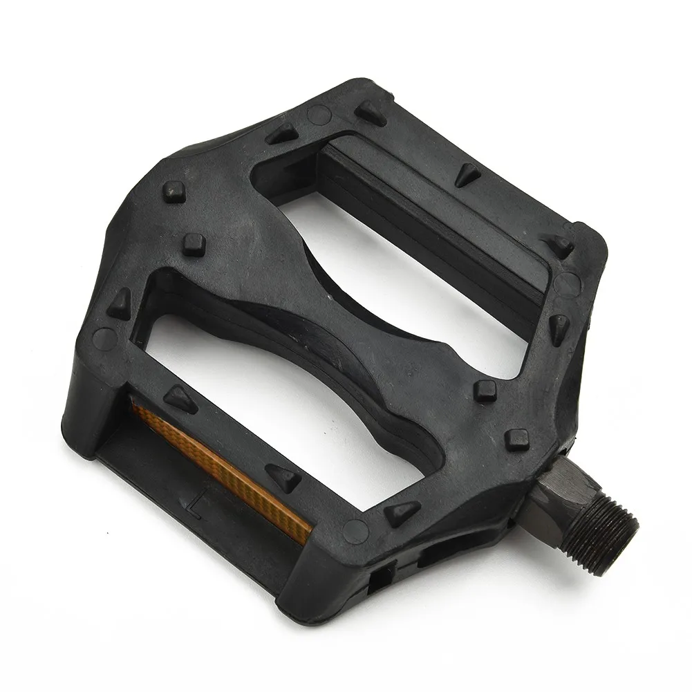 

1 pair Pedals Cycling Fixed gear Flat Mountain bike Outdoor Parts Plastic Platform Road Sports Widened Practical