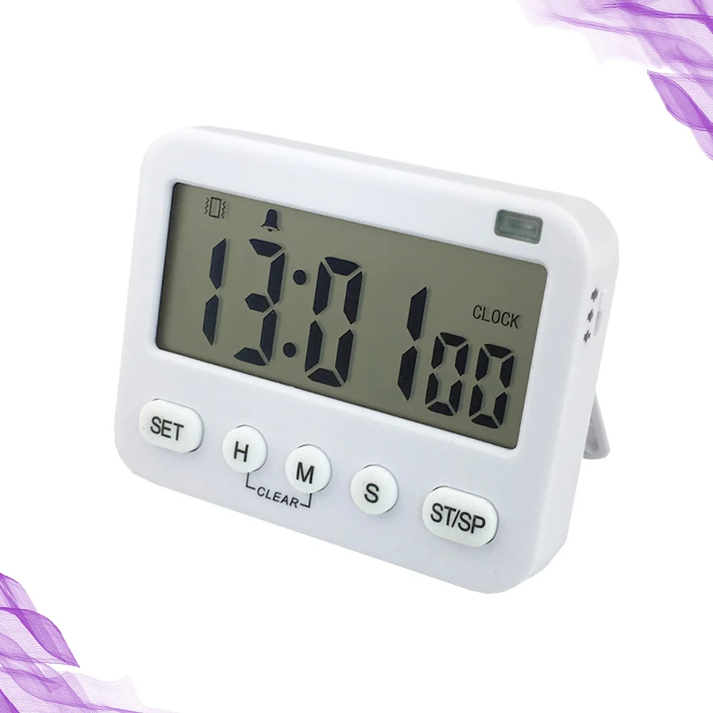 

1pc Timer Clock Practical Mute Vibration Timing Reminder Timekeeper for Home
