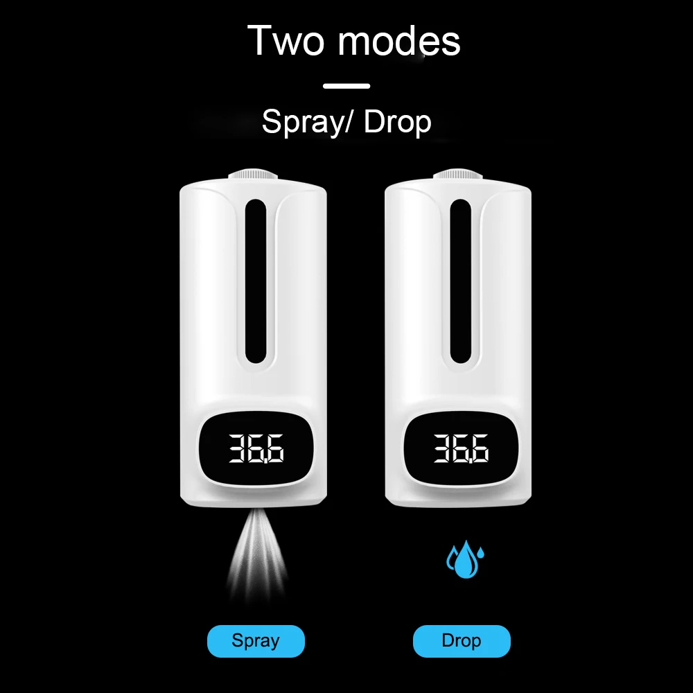 Настенный инфракрасный термометр K9 Pro Plus цифровой бесконтактный с ЖК-дисплеем