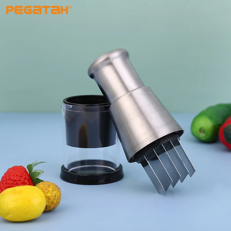 

New Manual Onion Chopper Garlic Crusher Pressing Handheld Food Chopper Slicer Dicer Mixer Kitchen Vegetable Slicer Peeler Tools