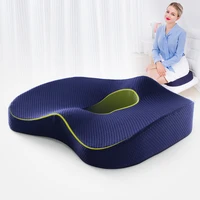 office chair cushion non slip memory foam seat cushion for car back support sciatica tailbone pain relief pillow wheelchair