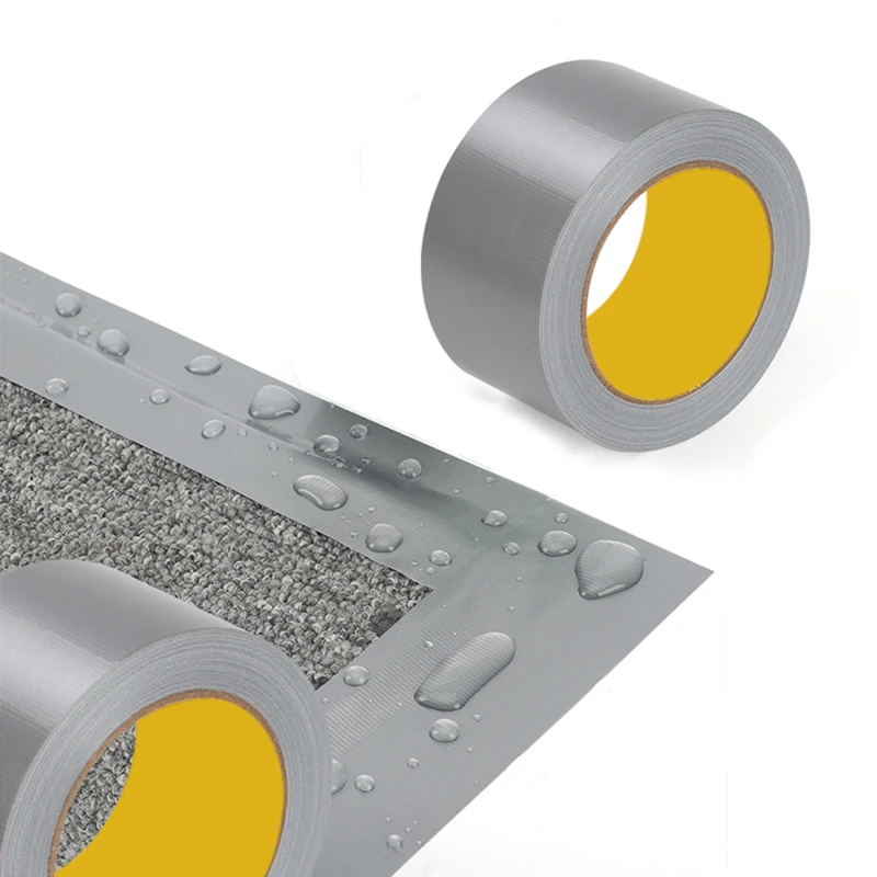 

Super Sticky Cloth Duct Tape Carpet Floor Tapes High Viscosity Silvery Grey Adhesive Tape DIY Home Decoration 10m Waterproof