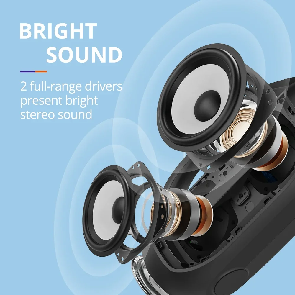 Фото Портативная колонка Tronsmart Bang SE с мощным звуком, Bluetooth 5.3, удобной ручкой, 24-часовым временем работы, для вечеринок и кемпинга №2