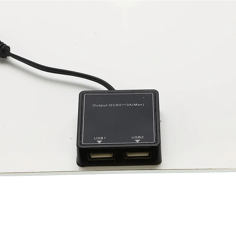 Солнечная панель 15 Вт USB 5 В фотогальваническая пластина DC5521 18 в