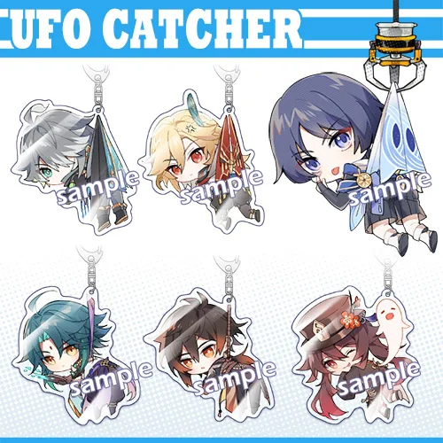 

Аниме Genshin Impact Wanderer Kaveh alhaiтема Xiao Zhongli Ganyu милый акриловый брелок сумка Подвеска Брелок коллекционные игрушки