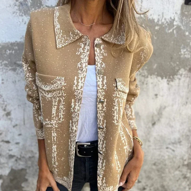 Vestidos женская Bandhnu повседневная однотонная однобортная куртка с лацканами зимняя