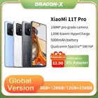 Глобальная версия смартфона Xiaomi 11T Pro 128G256G флагманский Восьмиядерный Snapdragon 888 камера 108MP 120Hz AMOLED 120W HyperCharge