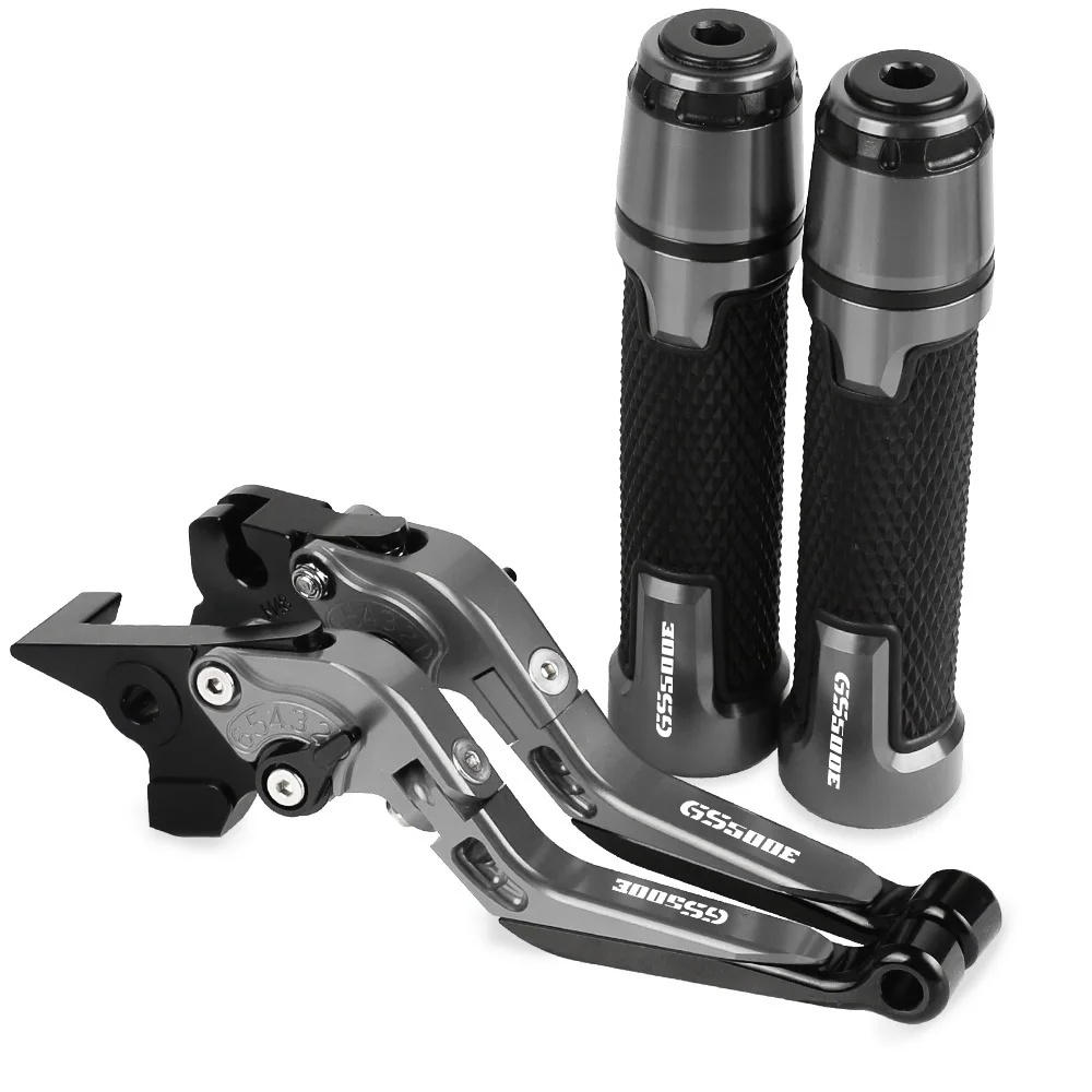 

Motorcycle CNC Brake Clutch Levers Handlebar knobs Handle Hand Grip Ends FOR SUZUKI GS500E 1994 1995 1996 1997 1998