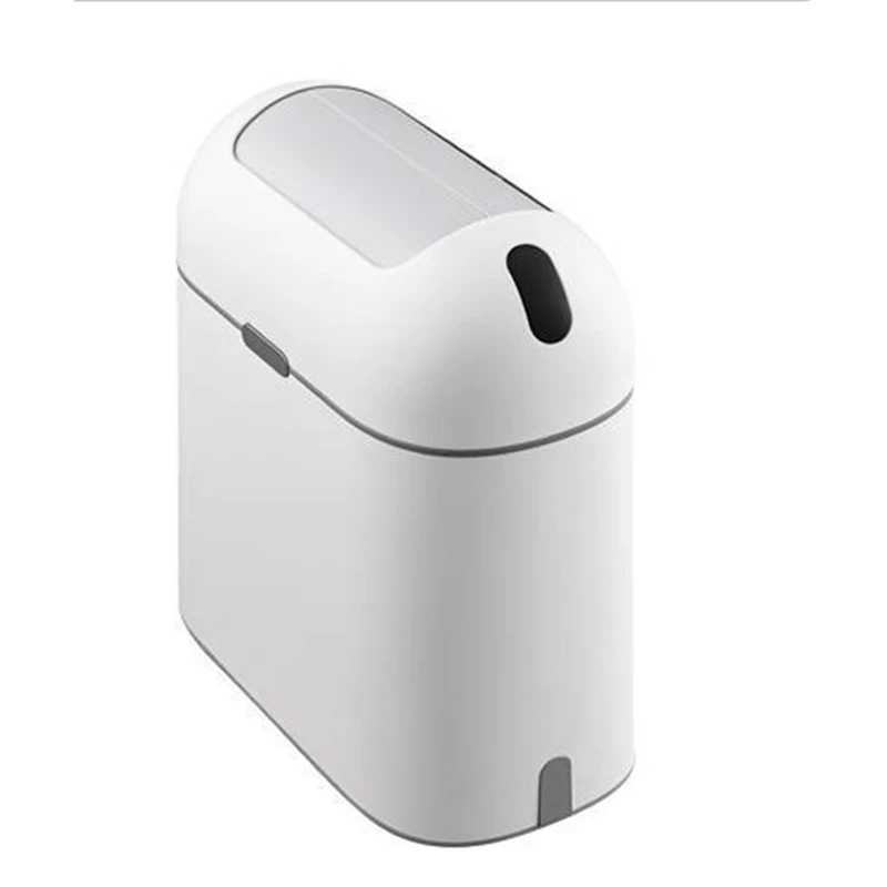 Touchless Bathroom Trash Can With Lid Office Garbage Cans With Automatic Lid Motion Sensor Trash Bin For Toilet, RV