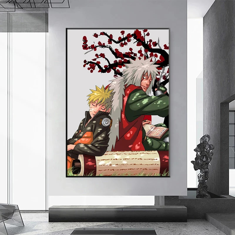 Японский аниме постер Наруто Настенная картина с изображением персонажа из для