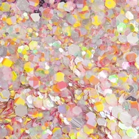 mix sizesshapes flake confetti star heart flower moon sequins paillettes 3d nail glitters for diy nail art wedding accessories