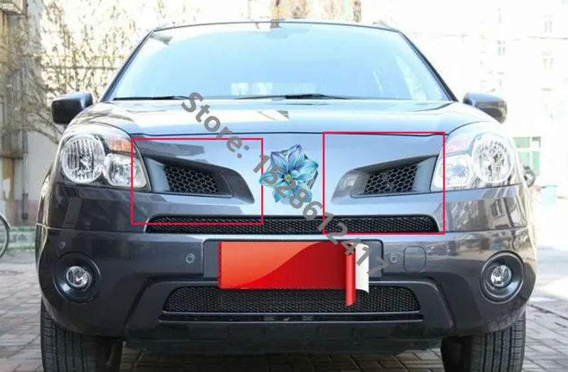 

Car Accessories ABS Chrome Front Grille Around Trim Racing Grills Trim Gyhu For 2009-2015 Renault Koleos Car Styling