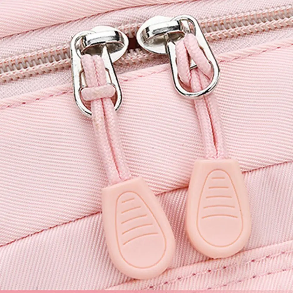 Students Backpack Cartoon Rabbit Waterproof Oxford Cloth Smooth Zipper Bookbag School Bag for Middle School Students