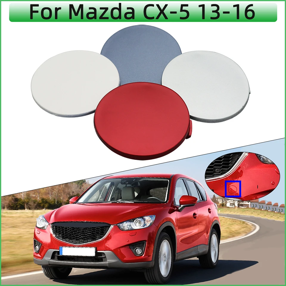 

Auto Front Bumper Tow Hook Cover Cap For Mazda CX-5 CX5 KE 2013 2014 2015 2016 Hauling Towing Hook Trailer Eye Lid Garnish Trim