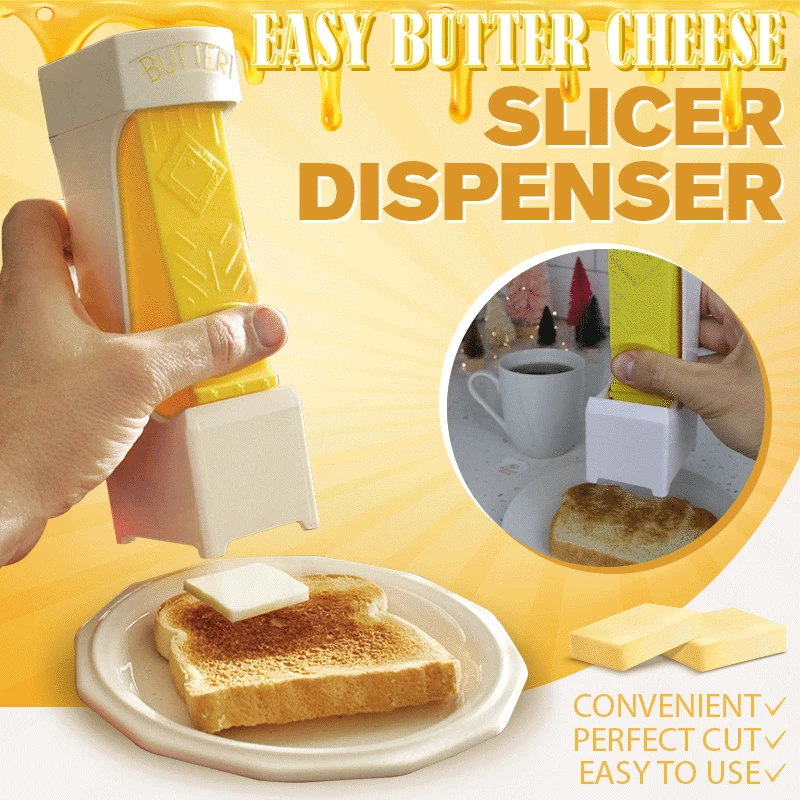 

1pcs Stick Butter Cutter Butter Easy Butter Cheese Slicer Dispenser Butter Slicer Toast Shredder Chocolate Kitchen Tool Dropship