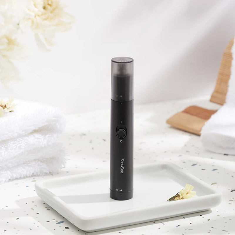 HUANXING Мини Электрический Носовой Триммер Портативный Бритва для Ушей и Околоушных Волос, Водонепроницаемый, Безопасный Очиститель, Инструмент для Удаления Волос у Мужчин.