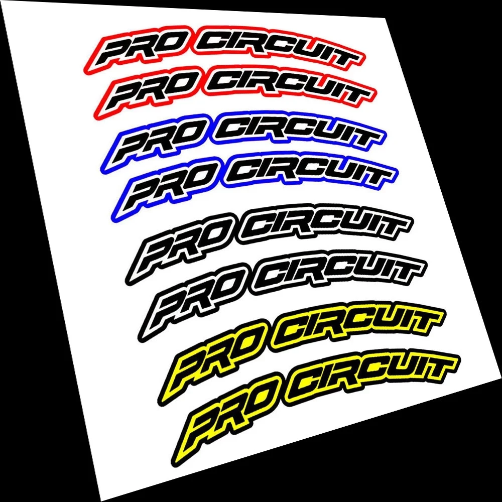 Наклейка на переднее крыло для Pro Circuit, MX виниловый ламинированный клей
