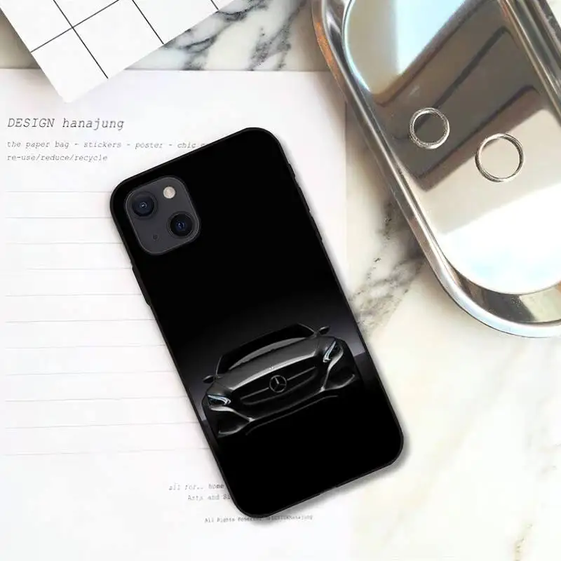 Роскошный спортивный автомобильный чехол ZORORO для телефона Benz-M-Mercedes iPhone 11 12 Mini 13 Pro