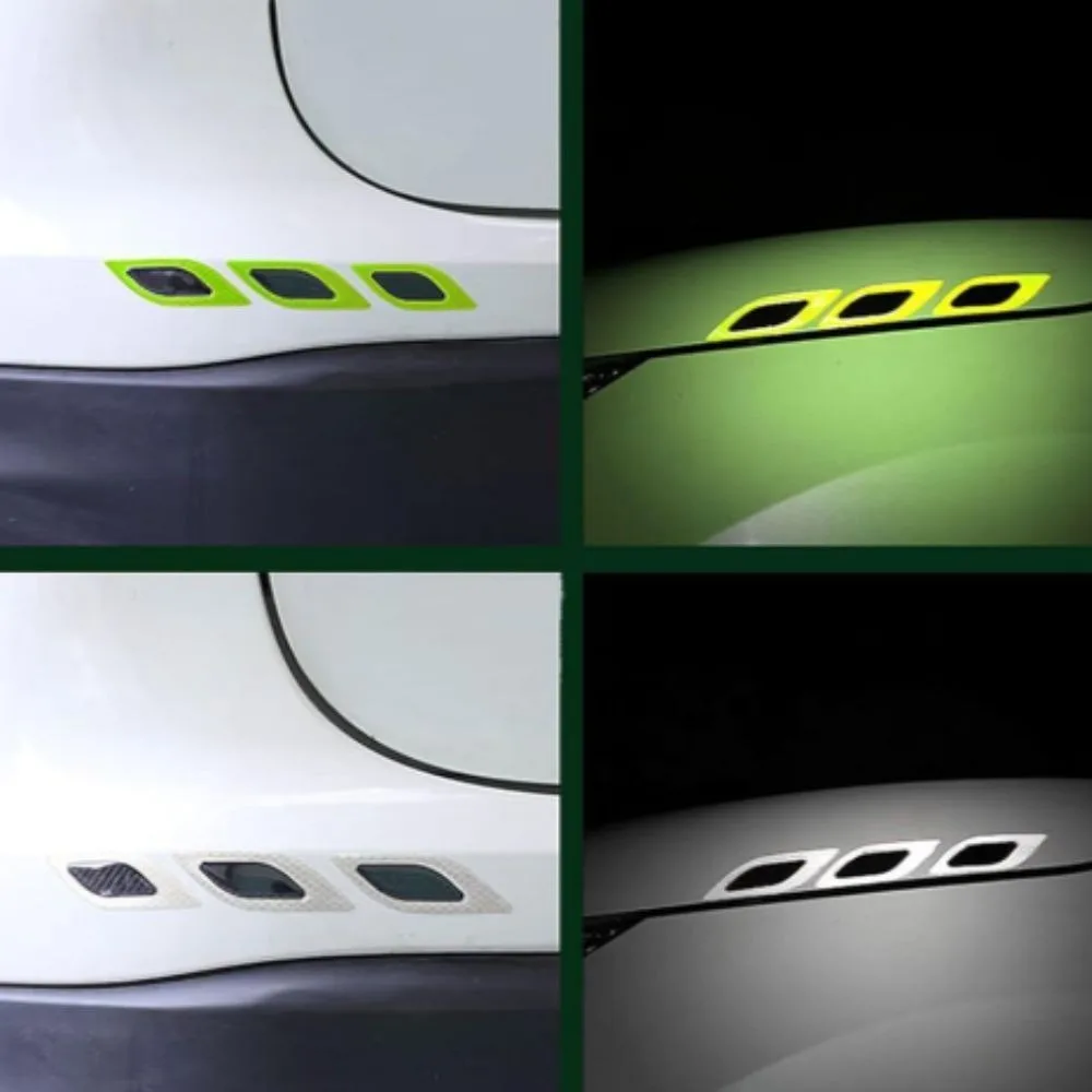 6 шт./набор светоотражающие наклейки для автомобиля