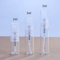 100pcs 3ml2ml5ml mini clear plastic spray bottle empty cute perfume atomizer for cleaning travel essential oils perfume