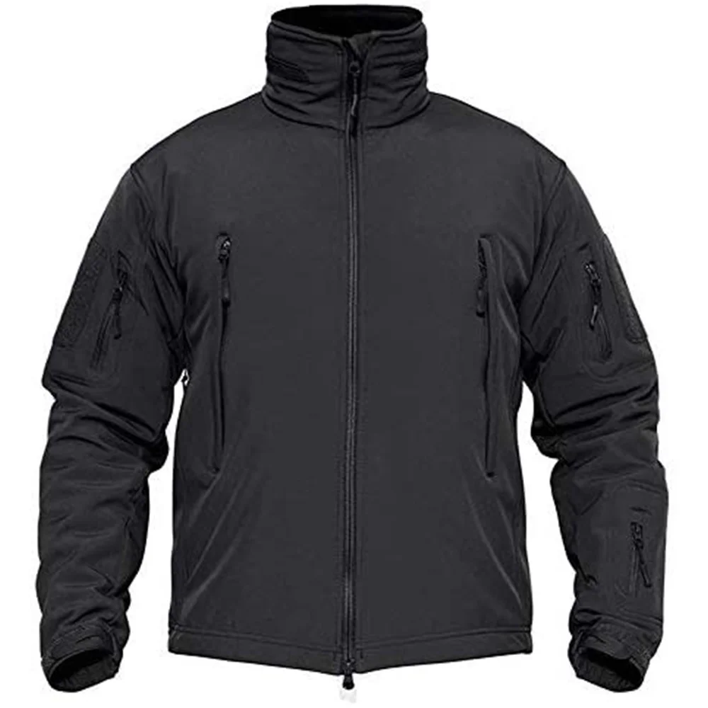 

Winter Men's Tactical Jacket Fleece Lined Waterproof Softshell Hooded Military Coats Speical Ops Army Combat Jackets