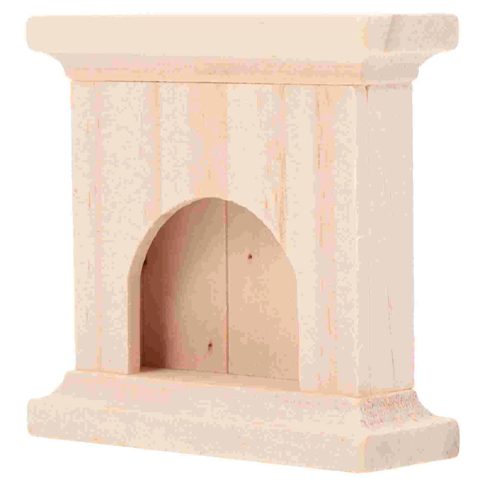 

Mini House Landscape Decor DIY Fireplace House Decoration
