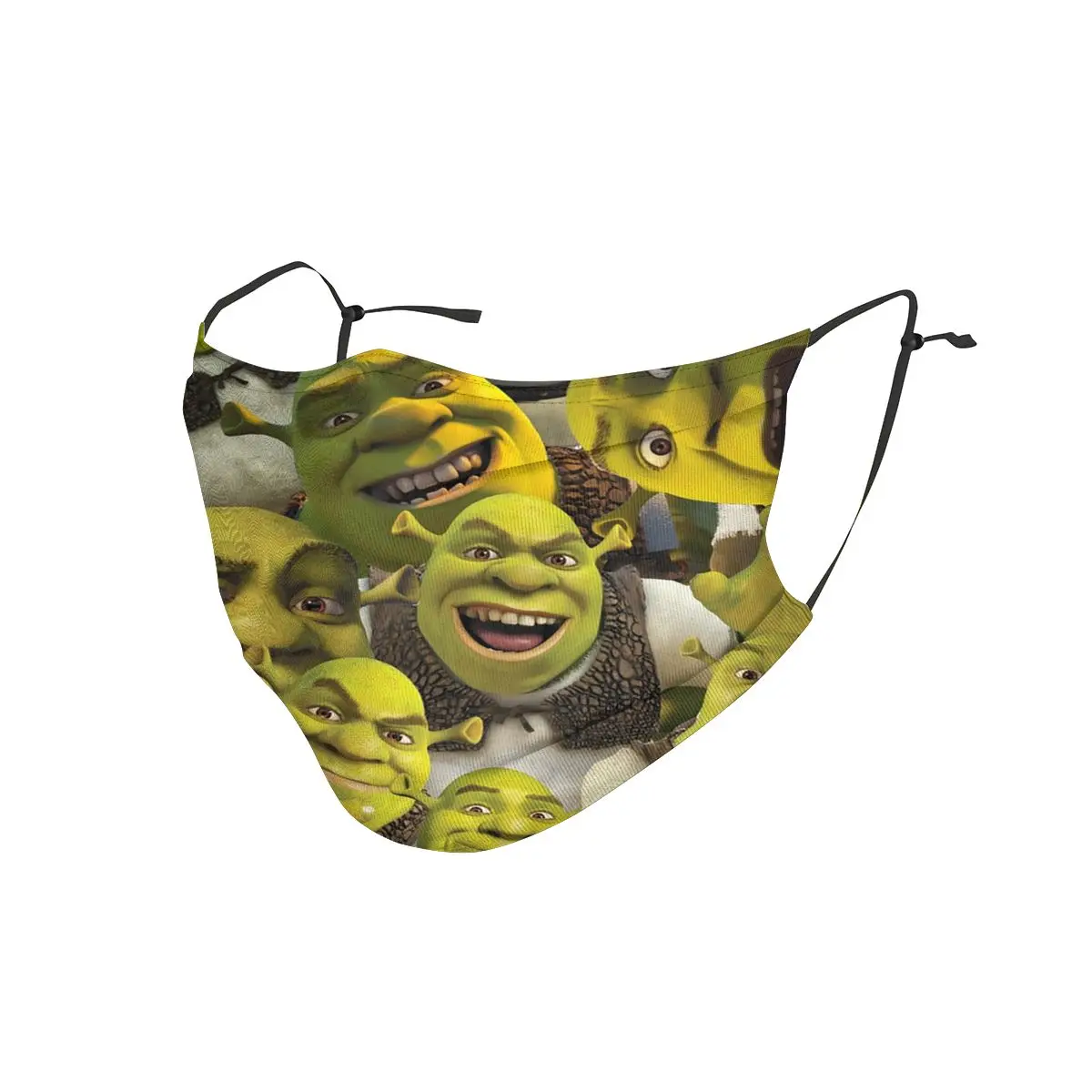Шрек коллаж моющаяся маска для рта из фильма ужасы мужчин женщин противотуманная