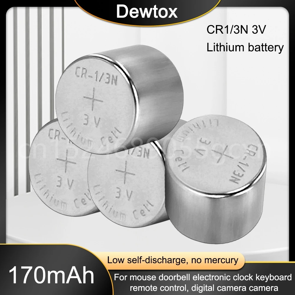

Литиевый аккумулятор CR1/3N DL1/3N, 10-200 шт.