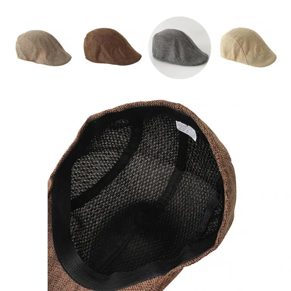 

Terrific Newsboy Caps Pure Colors Summer Spring Caps Good-looking Design Men Hat