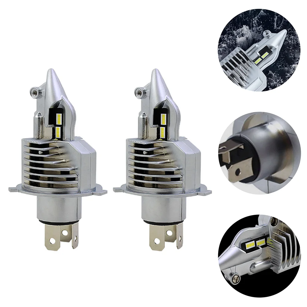 

Bulb Headlight H4 Car Led Vehicle Head Fog Lamps Lights Bright Accessories Replacement Bulbs Halogen Beam High Kit Conversion