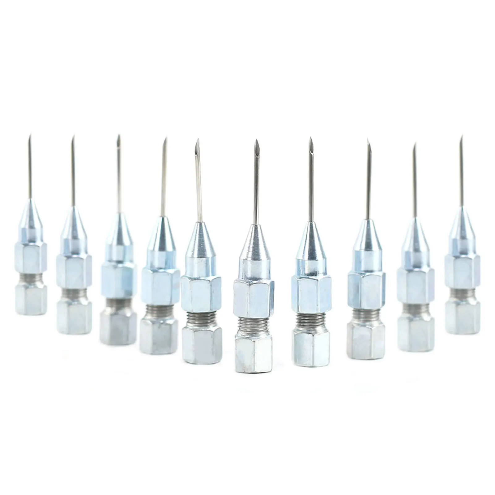 

Инжектор для смазки, игла для смазки, переходник для носа, из нержавеющей стали, серебристый, с длинным игольчатым подшипником, смазочный ап...