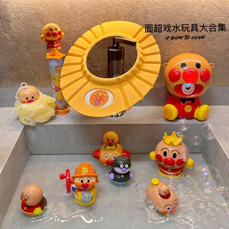

Anpanman Cartoon Toys Bathroom Shower Toys Tumbler Water Gun Children Water Play Toy Super Cute Festive Gift Anime Peripheral