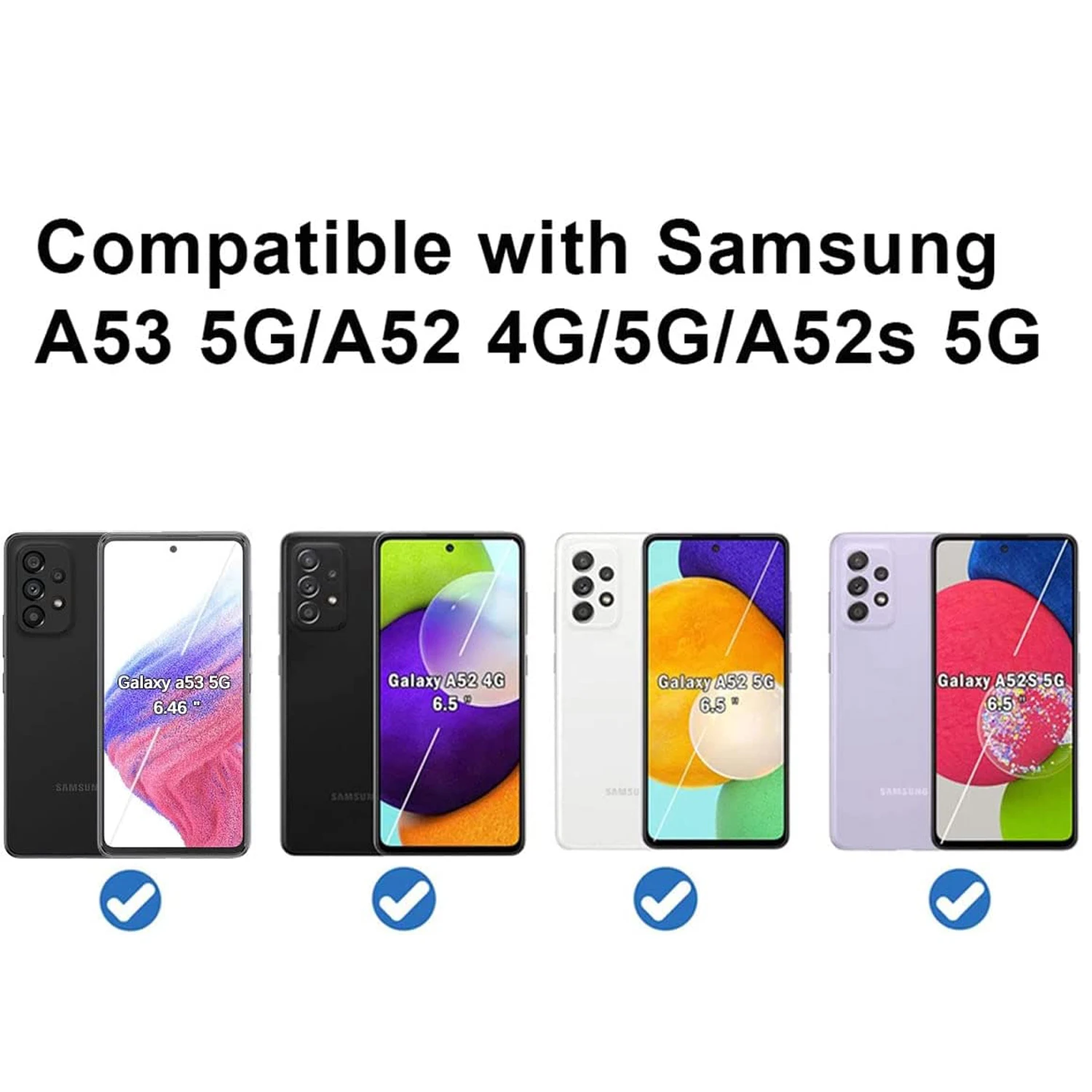 4Pcs Tempered Glass For Samsung Galaxy A14 A34 A54 5G 2.5D 9H Protective Screen Protector Film For Samsung A24 A23 A74 Glass