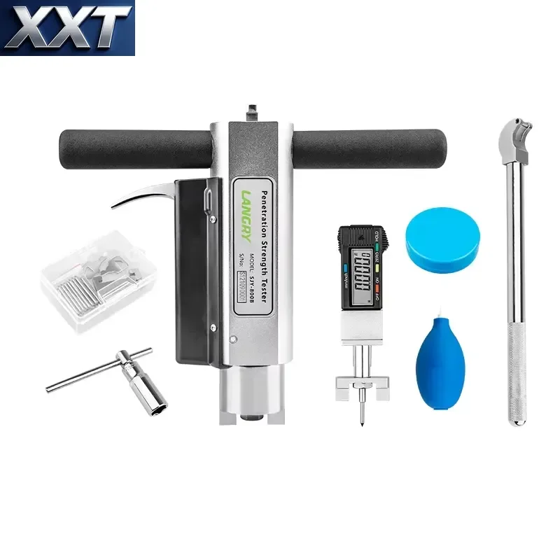 Фото XXT Langry SJY-800B Бесплатный высокопрочный тестер прочности на проникновение гвоздей в раствор №3