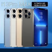 i13 pro Max  Global Version Smartphone 6.7 Inch 6800mAh 5G 50MP 16GB 512GB Unlock Celular Cellphone Android 11 Mobile Phone
